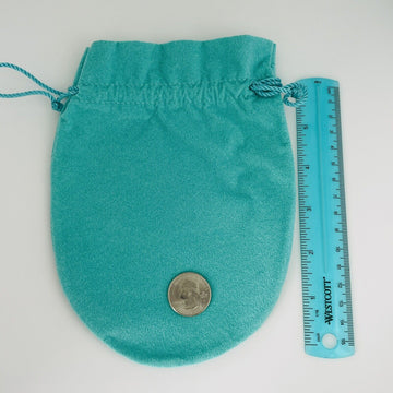 Extra Large Jumbo Tiffany & Co Blue Pouch Suede Drawstring - 0