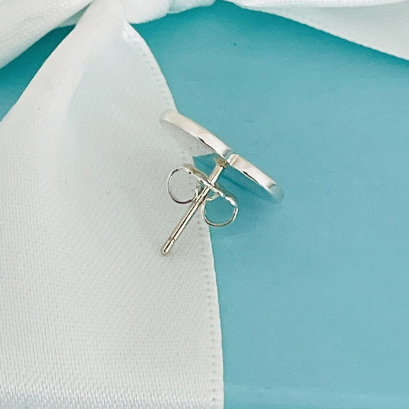 Large 0.50" Return to Tiffany New York Heart Stud Earring Replacement Lost