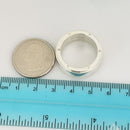 Size 8 Tiffany Metropolis Ring Mens Unisex in Sterling Silver-6