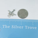 Tiffany Airplane Plane Pendant or Charm in Sterling Silver Italy-6
