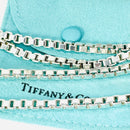 20” Tiffany & Co Venetian Box Link Necklace Chain in Sterling Silver-3