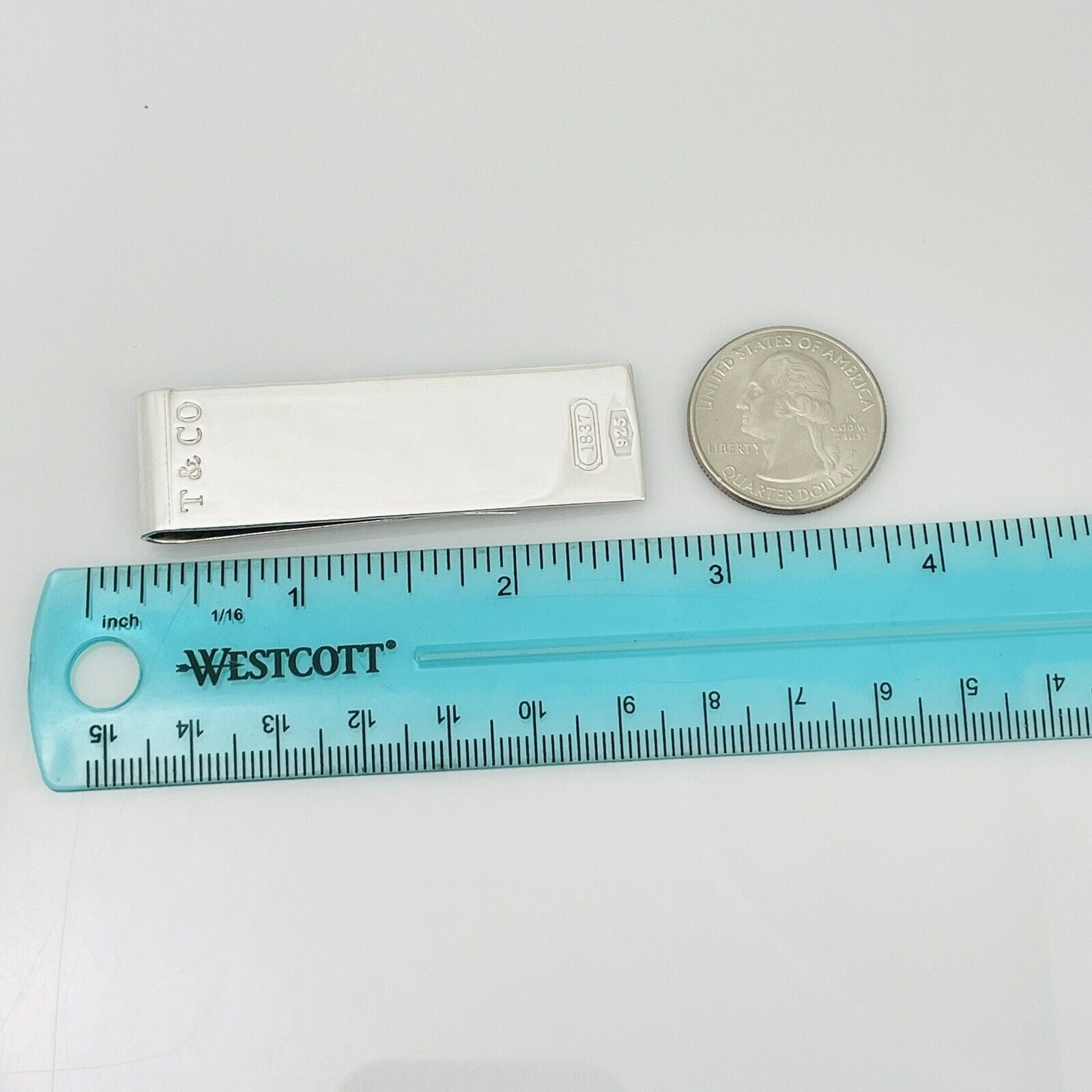 Tiffany & Co 1837 Money Clip in Sterling Silver