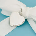 Tiffany & Co Heart Pendant Beaded Edge Milgrain Engravable Pendant or Charm - 4