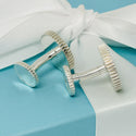 Tiffany Coin Edge Round Cufflinks in Sterling Silver - 3