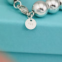 8 inch Tiffany & Co HardWear Bead Ball Bracelet Sterling Silver with Blue Box - 5