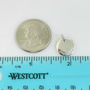 Tiffany &Co. Letter G Notes Alphabet Disc Charm Pendant in Sterling SIlver-5