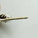 1 SINGLE Tiffany & Co Silver Gold Twist Hoop Earring Replacement Lost-4