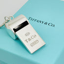 Tiffany Sterling Silver 1837 Whistle Pendant for Coach Teacher Sports Bead Chain-2