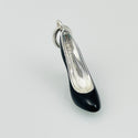 Tiffany Stiletto High Heel Shoe Charm in Blue Black Enamel and Sterling Silver - 4