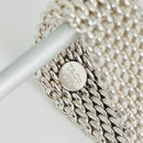 Size 11 Tiffany & Co Somerset Mesh Weave Ring Mens Unisex-5