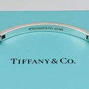 9" Large Unisex Mens Tiffany & Co Silver Venetian ID Box Link I.D. Bracelet-3