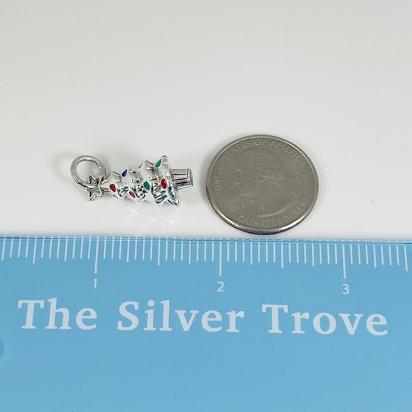 Tiffany & Co Christmas Tree Charm or Pendant in Enamel and  Sterling Silver