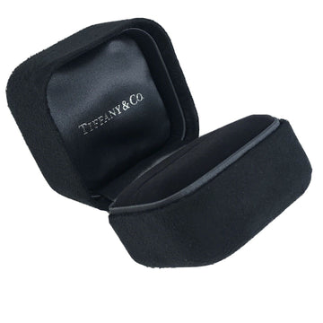 Tiffany & Co Empty Ring Box Black Suede Leather Presentation Storage Jewelry Box