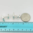 Tiffany Metropolis Cuff Links in Sterling Silver Engravable-8