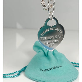 Large 8.75" Please Return to Tiffany Jumbo Heart Tag Bracelet - 0