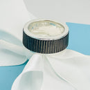 Size 6 Tiffany & Co Midnight Black Coin Edge Titanium and Silver Ring-1