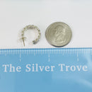 1 Tiffany & Co Somerset Mesh Hoop Huggie Earring Small 0.70" Single Replacement-5