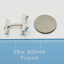RARE Tiffany & Co Axis Cufflinks by Frank Gehry in Sterling Silver-6
