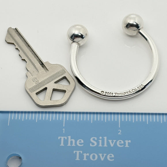 Tiffany & Co Extra Large Horseshoe Key Ring Chain Keyring Keychain