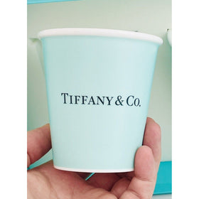 Tiffany & Co Blue Paper Coffee Cup Everyday Objects Bone China