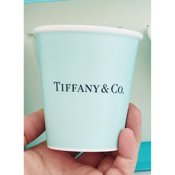 Tiffany & Co Blue Paper Coffee Cup Everyday Objects Bone China