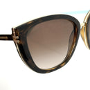 Tiffany & Co. TF4152 Brown Acetate Cat Eye Sunglasses Gold Tone Tortoise Shell-5
