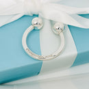 Tiffany & Co Horseshoe Key Ring Chain Keyring Keychain in Sterling Silver-2