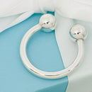 Tiffany & Co Horseshoe Key Ring Chain Keyring Keychain in Sterling Silver-4