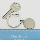 Tiffany & Co Horseshoe Key Ring Chain Keyring Keychain in Sterling Silver-6