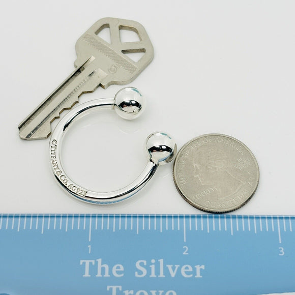 Tiffany & Co Horseshoe Key Ring Chain Keyring Keychain in Sterling Silver