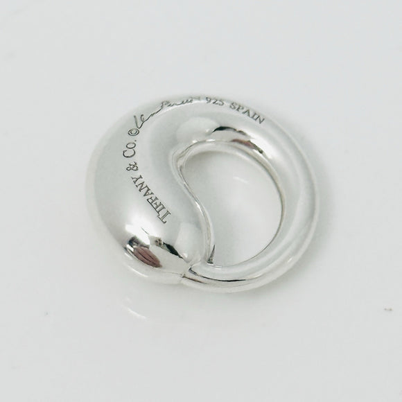 Tiffany Eternal Circle Pendant - Elsa Peretti in Sterling Silver Size Small