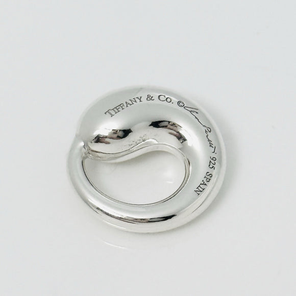 Tiffany Eternal Circle Pendant - Elsa Peretti in Sterling Silver Size Small