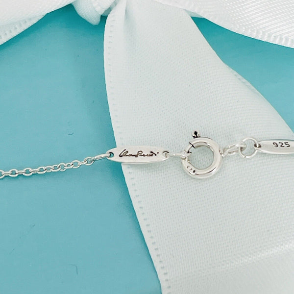 16" Tiffany Letter N Alphabet Initial Pendant Chain Necklace by Elsa Peretti - 6