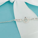 16" Tiffany Letter N Alphabet Initial Pendant Chain Necklace by Elsa Peretti-6