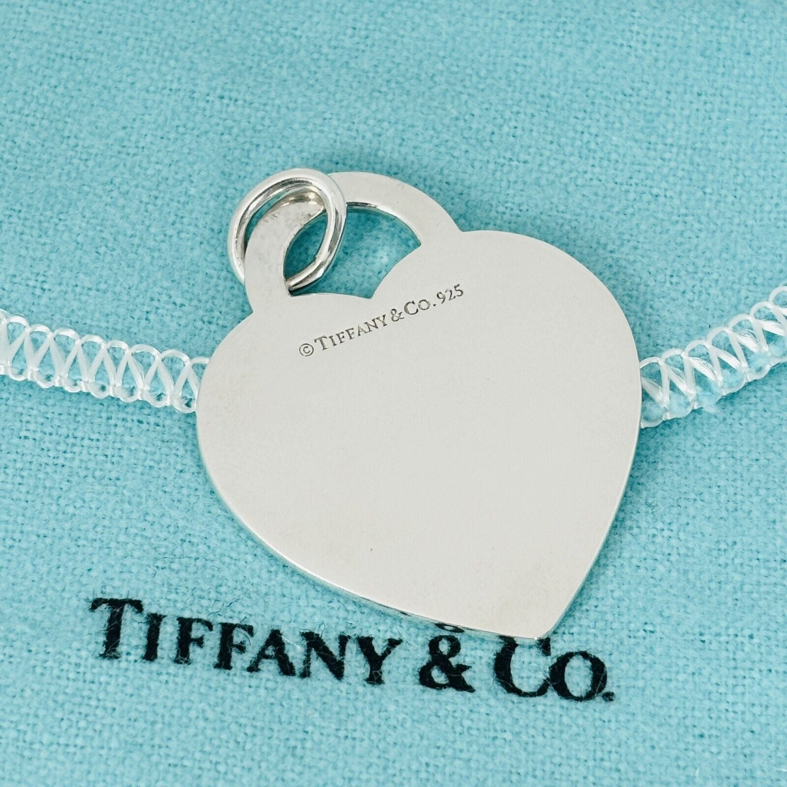 Jumbo Extra Large Please Return to Tiffany & Co Heart Tag Pendant or Charm