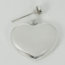 Vintage TIFFANY & Co. Sterling Silver Heart Perfume Flacon Bottle Funnel & Box-4