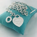 18" Return to Tiffany & Co Extra Large Jumbo Heart Tag Toggle Necklace - 1