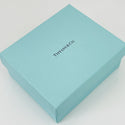 Tiffany Earring Gift Storage Black Suede Leather Box Empty Holder - 7