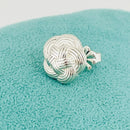 1 SINGLE Tiffany Flower Knot Celtic Love Weave Stud Earring Replacement Lost-2