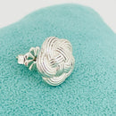 1 SINGLE Tiffany Flower Knot Celtic Love Weave Stud Earring Replacement Lost-1