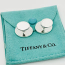 Please Return to Tiffany Oval Cufflinks in Sterling Silver-4