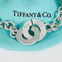 22" Tiffany 1837 Interlocking Circle Clasp Toggle Necklace Mens Unisex Plus Size - 4