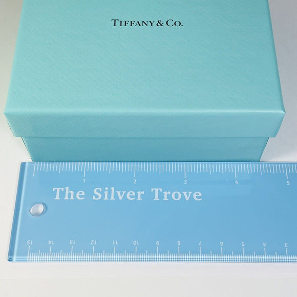 Tiffany & Co Empty Medium Large Blue Gift Box 4.5" x 3.75" x 2"