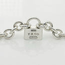 Tiffany & Co 1837 Padlock Rolo Chain Necklace in Sterling Silver-2