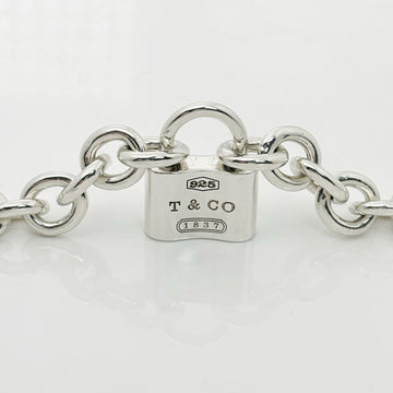 Tiffany & Co 1837 Padlock Rolo Chain Necklace in Sterling Silver - 0