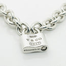 Tiffany & Co 1837 Padlock Rolo Chain Necklace in Sterling Silver-3