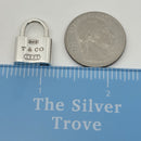 Tiffany & Co 1837 Padlock Rolo Chain Necklace in Sterling Silver-9