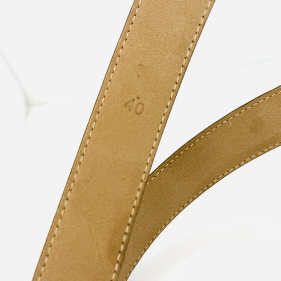 Tiffany Genuine Brown Lizard Leather Mens Belt Size 40