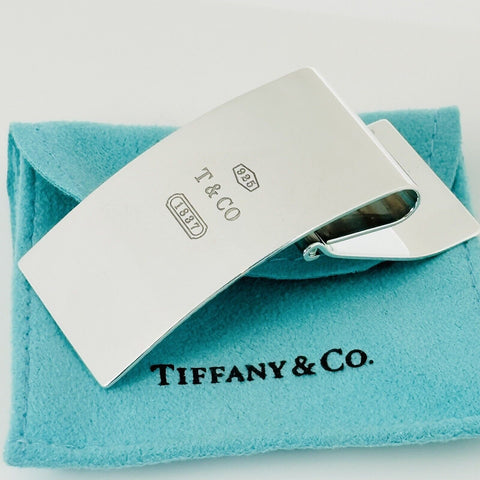 Tiffany & Co Hinged 1837 Money Clip in Sterling Silver