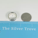 Size 4.5 Tiffany & Co 1837 Ring Concave in Sterling Silver-5